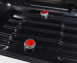 Boks dachowy Mont Blanc Altitude 450 450L dwustronne otwieranie 75 kg czarny połysk