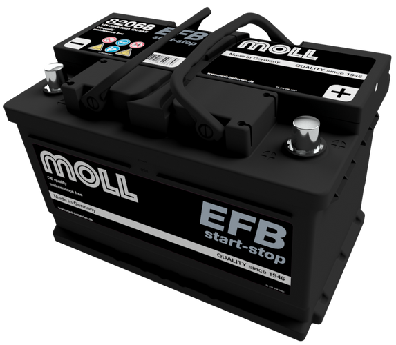 Akumulator Moll ME82068 68Ah 660A P+ 12V