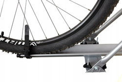 Amos 2 Srebrny Uchwyt rowerowy (AL)