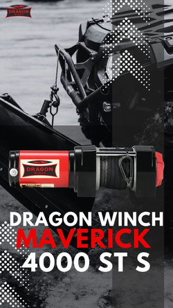 Wyciągarka elektryczna Dragon Winch DWM 4000 ST-S Maverick z liną syntetyczną