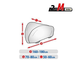 Pokrowiec na dwa rowery BASIC GARAGE 2xM bike