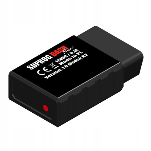 Monitor SDPROG DASH MICRO K2 OBD2 DPF FAP GPF Diagnostyka LED PlugPlay Kompaktowy do KIA i Hyundai