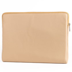 Eleganckie etui Baltan Zip Crocodilo beżowe do MacBook Air 13 M2