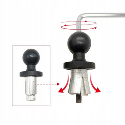 Uchwyt motocyklowy na telefon FreedConn MC39-03 Antywibracyjny USB-C