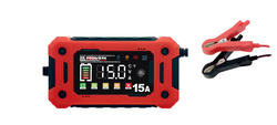 Prostownik z mikroprocesorem Prowerk 15A 12V mocny funkcja naprawy LCD