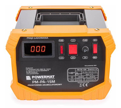 Prostownik ładowarka samochodowa 9A 12V 24V Powermat PM-PA-15M