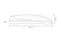 Box dachowy Inter Pack Traxer 6.6 Antracyt