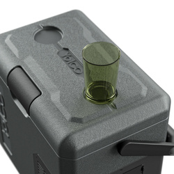 Lodówka turystyczna z kompresorem Yolco ET18 CARBON 17L Bluetooth 5.0 + bateria modułowa 15600 mAh