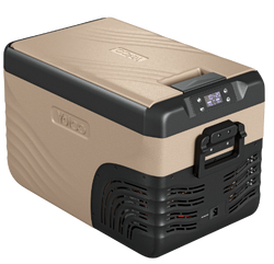 Lodówka turystyczna z kompresorem Yolco KX30 Sand 25L 12V 24V 240V + bateria modułowa Yolco SC4B 15600 mAh