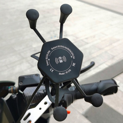 Uchwyt motocyklowy na telefon FreedConn MC20W-03 z ładowarką indukcyjną