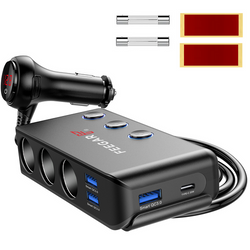 Rozdzielacz gniazda zapalniczki 10A 12V 24V 200 W 10A Feegar Ciga