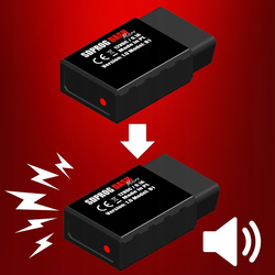 Monitor DASH MICRO FO1 OBD2 DPF FAP GPF Diagnostyka LED PlugPlay Kompaktowy do Ford