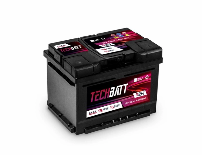 Akumulator Techbatt TB-55-1 55Ah 460A  P+ 12 P+ 