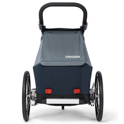 Przyczepka rowerowa dla dziecka 3w1 jogger, wózek spacerowy Croozer Kid Vaaya 1 Graphite Blue