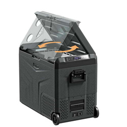 Lodówka turystyczna z kompresorem Yolco TCX60 Carbon 63L 12V 24V 240V + torba na zakupy