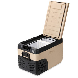 Lodówka turystyczna z kompresorem Yolco KX30 Sand 25L 12V 24V 240V + adapter baterii modułowej Yolco SC/SX