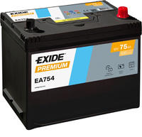 Akumulator Exide EA754 75Ah 630A P+ 12V