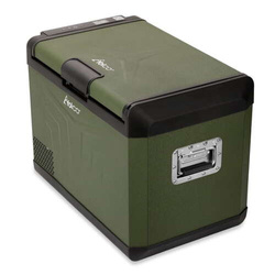 Lodówka turystyczna z kompresorem Yolco GCX47 Green 47L 12V 24V 240V + bateria modułowa Yolco 15600 mAh