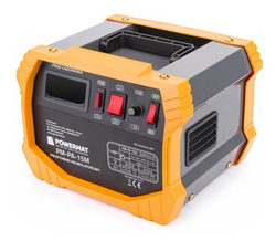 Prostownik ładowarka samochodowa 9A 12V 24V Powermat PM-PA-15M