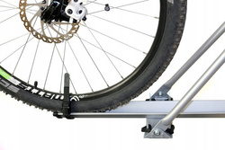 Amos 2 Srebrny Uchwyt rowerowy (AL)