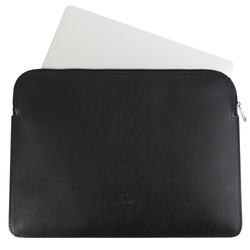 Eleganckie etui na MacBook 14 PRO ze skóry Baltan Zip czarne