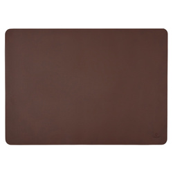 Elegancka mata na biurko podkładka pod myszkę ze skóry Baltan XL 70x50 cm ciemny brąz