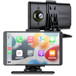 Wideorejestrator kamera tablet samochodowy CarPlay Android Auto Nexadio CC100