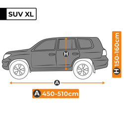 Pokrowiec na samochód AZILO Pro Armor SUV XL + torba / FERIE2026