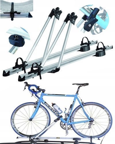 2x Hakr Pro Speed Silver Bagażnik rowerowy na dach