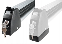 Bagażnik na narty AMOS Ski Lock 3 Silver aluminium 3 pary nart 2 deski / FERIE2026