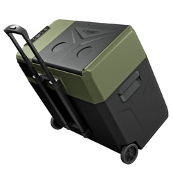 Lodówka turystyczna z kompresorem Yolco BCX50 GREEN 47L + bateria modułowa + kostki lodu