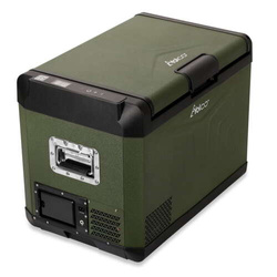 Lodówka turystyczna z kompresorem Yolco GCX47 Green 47L 12V 24V 240V + bateria modułowa Yolco 15600 mAh