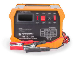 Prostownik ładowarka samochodowa 9A 12V 24V Powermat PM-PA-15M
