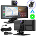 Wideorejestrator kamera tablet CarPlay Android Auto Nexadio CC250
