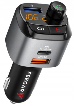 Transmiter samochodowy FM Feegar Q100 Pro