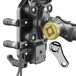 Motocyklowy uchwyt na telefon FreedConn MC39 Antywibracyjny ładowanie USB-C
