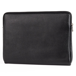 Eleganckie etui Baltan Zip Crocodilo czarne do MacBook Air 13 M2