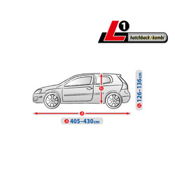 Pokrowiec na samochód Optimal Garage II Membrane L1 hatchback/kombi
