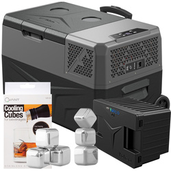 Lodówka turystyczna z kompresorem Yolco BCX30 CARBON 28L + bateria modułowa + gratis kostki lodu