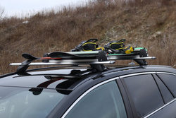 Bagażnik na narty AMOS Ski Lock 5 Silver aluminium 5 pary nart 4 deski / FERIE2026