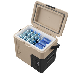Lodówka turystyczna z kompresorem Yolco ET18 SAND 17L Bluetooth 5.0 + bateria modułowa