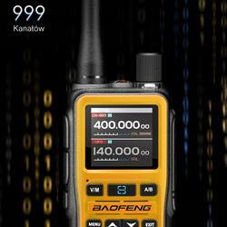 Krótkofalówka Radiotelefon Walkie-talkie VHF UHF PASMO LOT Baofeng UV-5R EU MINI ORANGE