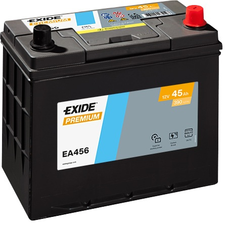 Akumulator Exide EA456 45Ah 390A P+ 12V