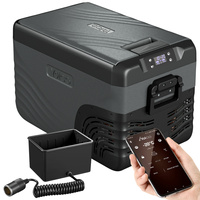 Lodówka turystyczna z kompresorem Yolco KX30 Carbon 25L 12V 24V 240V + adapter baterii modułowej Yolco SC/SX