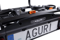 Aguri Active Bike PRO 3 Black Bagażnik rowerowy na hak do przewozu 3 rowerów