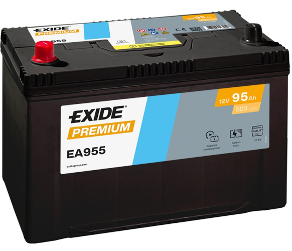 Akumulator Exide EA955 95Ah 800A L+12V