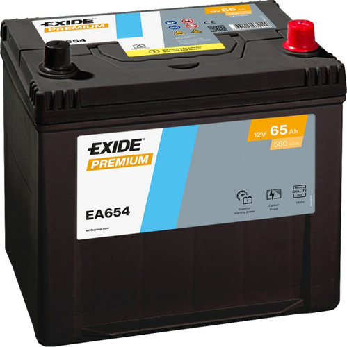 Akumulator Exide EA654 65Ah 580A P+ 12V