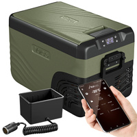 Lodówka turystyczna z kompresorem Yolco KX30 Carbon 25L 12V 24V 240V + adapter baterii modułowej Yolco SC/SX