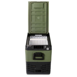 Lodówka turystyczna z kompresorem Yolco KX40 Green 34L 12V 24V 240V + stojak po lodówkę