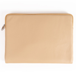 Eleganckie etui Baltan Zip Crocodilo beżowe do MacBook Air 13 M2